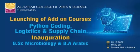 LAUNCHING OF ADD ON COURSES - INAUGURATION OF B.Sc MICROBIOLOGY & BA ARABIC PROGRAMMES